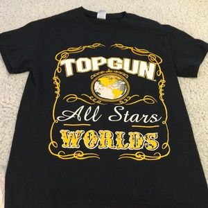 Top Gun Allstars cheerleading Worlds shirt